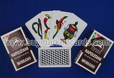 Cartes marquées napolitaines Modiano