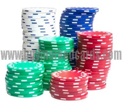 100 Poker Chip acrylique bac à copeaux