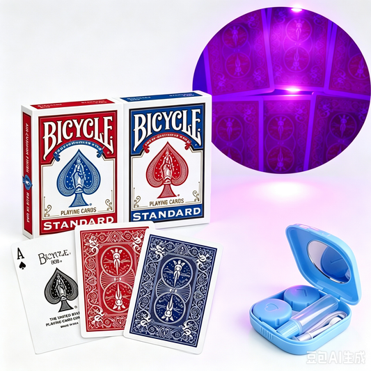 Cartes à jouer Bicycle standard lumineuses marquées