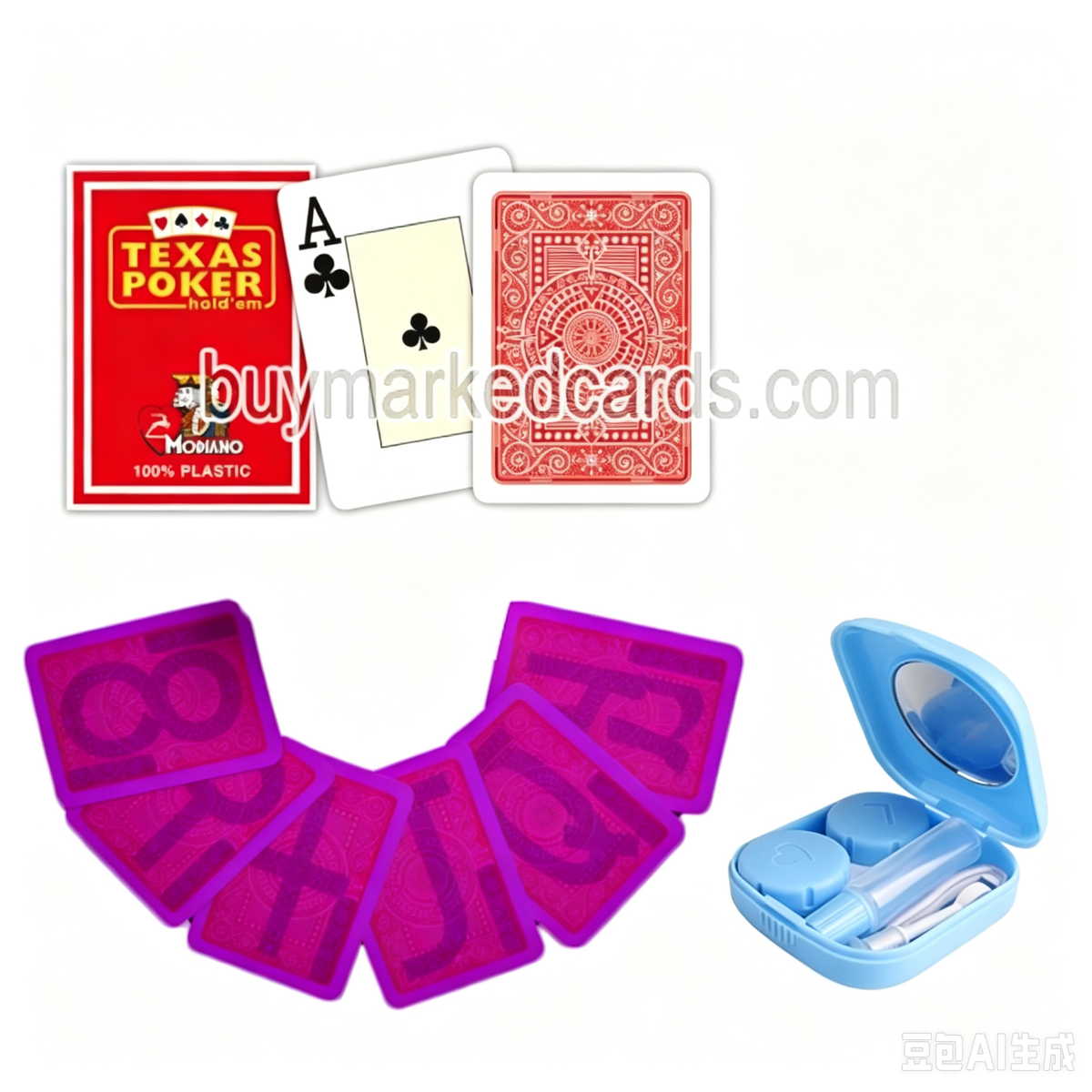 Cartes marquées Modiano Texas Hold'em