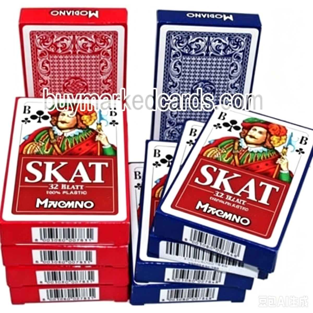 Cartes à jouer Modiano Skat