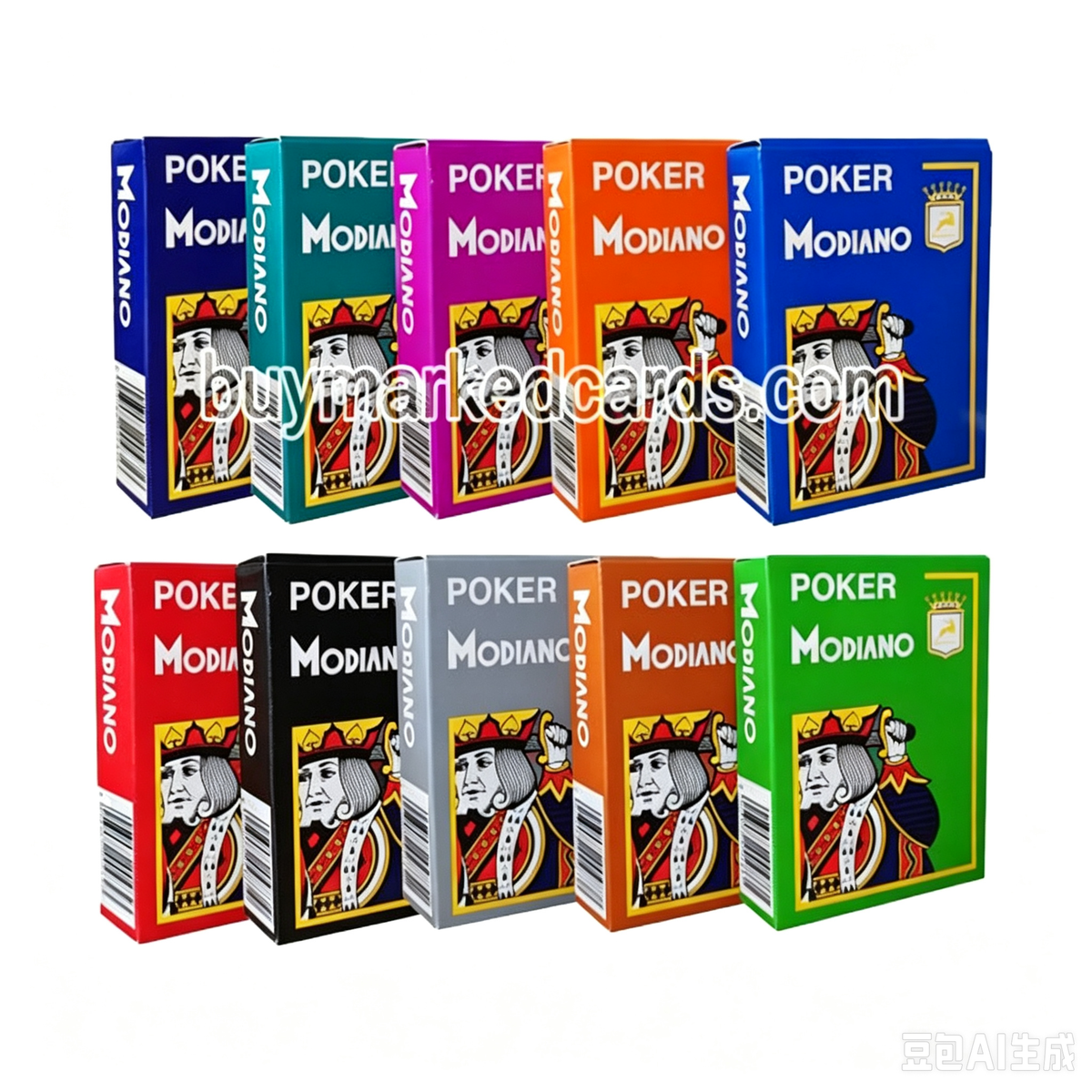 Cartes marquées Modiano Cristallo