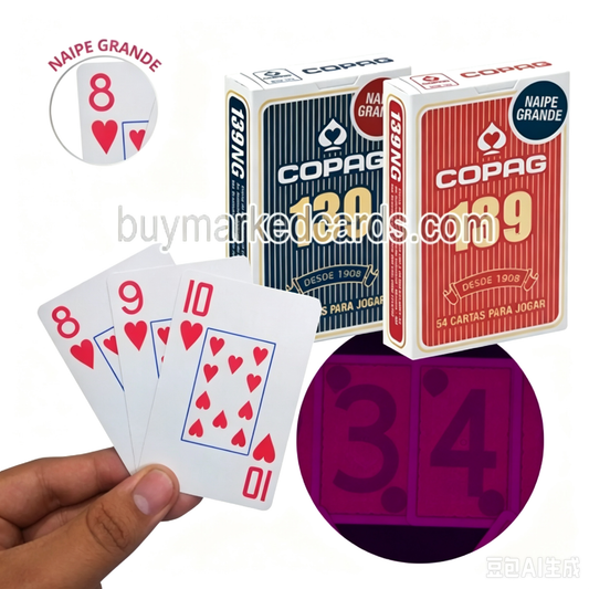 Cartes marquées à l'encre invisible Copag 139