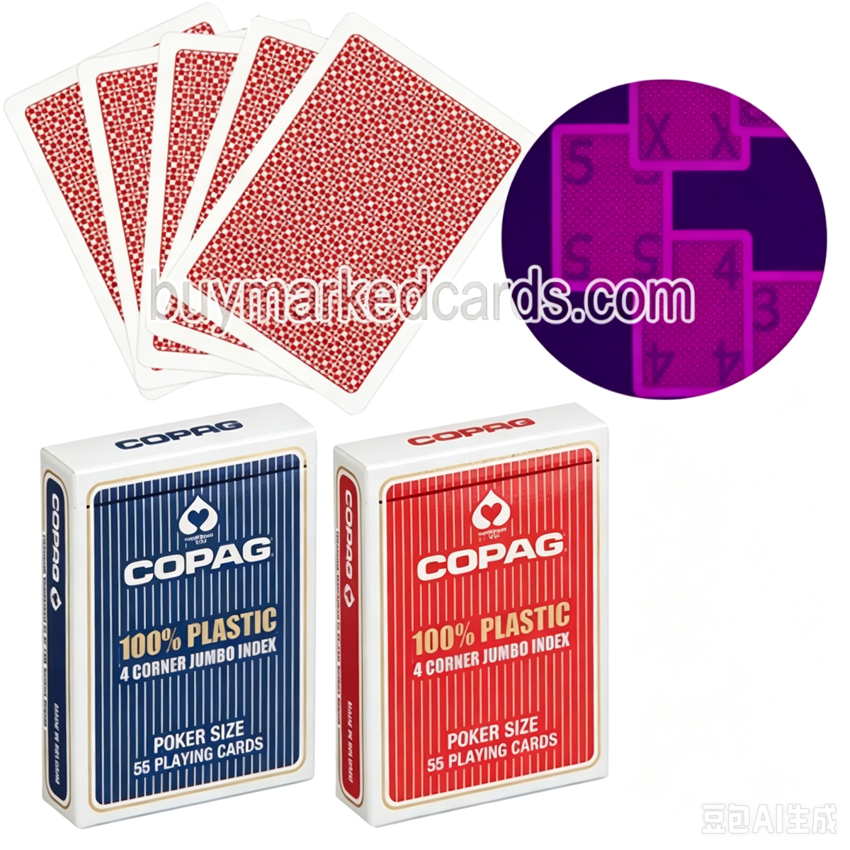 Cartes marquées Copag 4pip