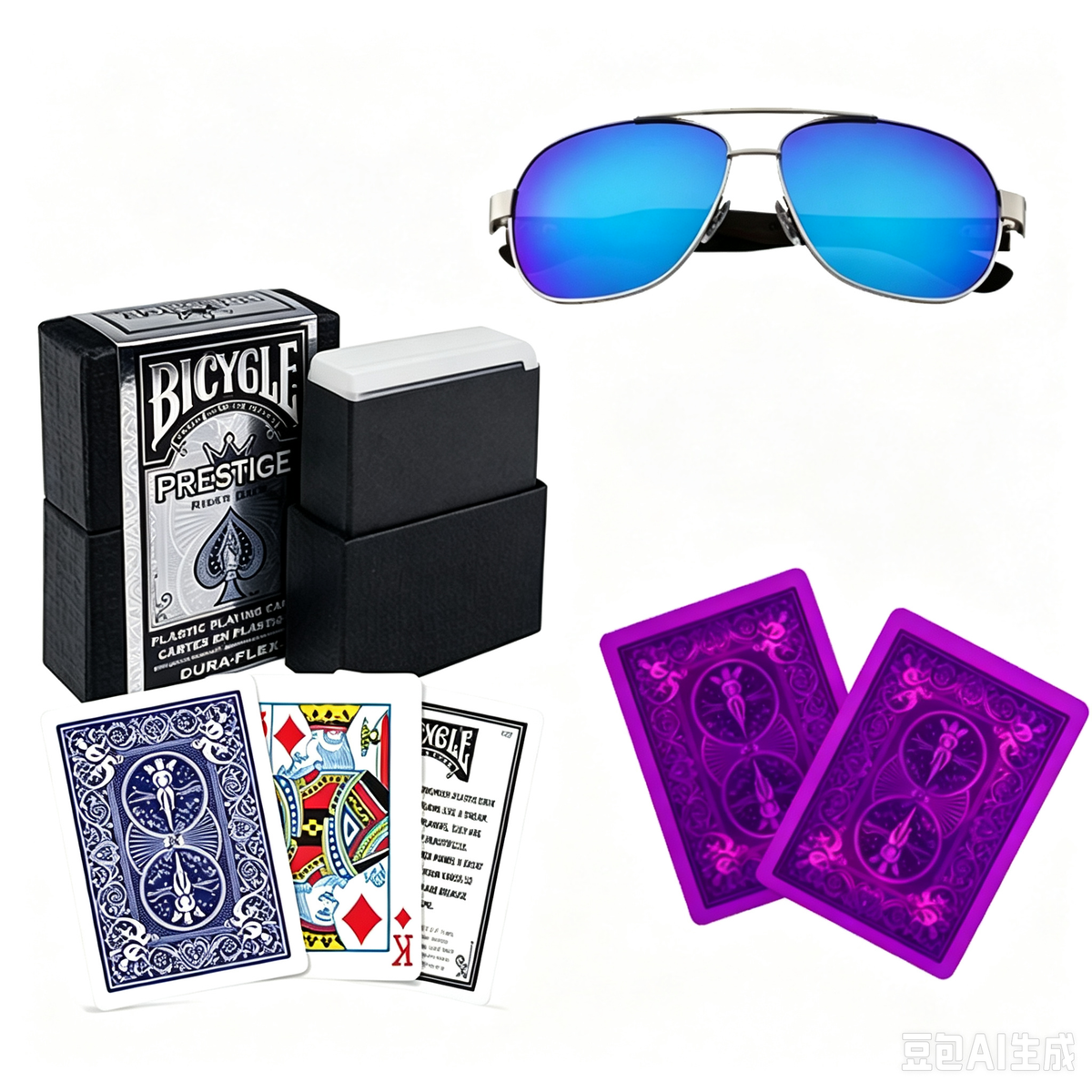 Cartes marquées en plastique Bicycle Prestige