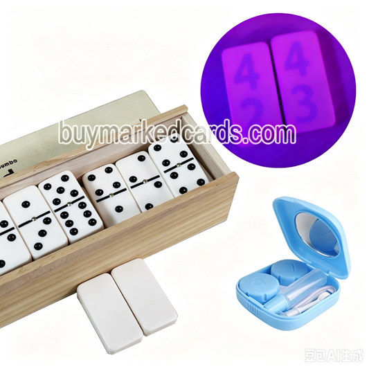 Domino marqué à l'encre lumineuse