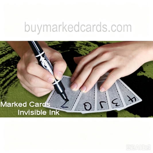Cartes marquées à l'encre invisible