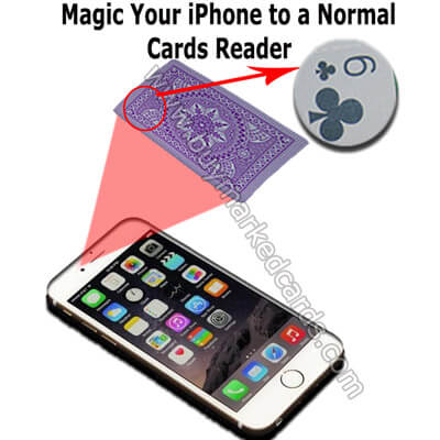 Lecteur de cartes à jouer standard pour iPhone